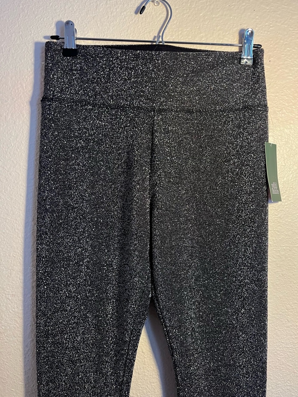wild fable Sparkle Black High-Waist Leggings - Picture 2 of 11